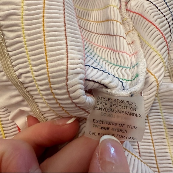 NWOT Sugar Lips rainbow skirt - Picture 4 of 4